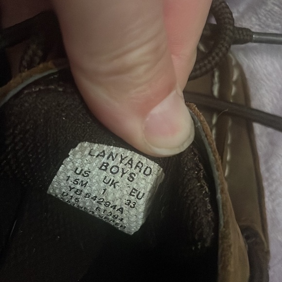 LANYARD Sperrys loafers boat shoes size 1.5 - Picture 9 of 9